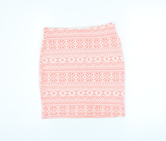 Womens UK Size L Bershka Straight & Pencil Jersey Skirt