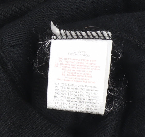 Boys UK Size 12-13 Years RESPECT Black Bomber Jacket