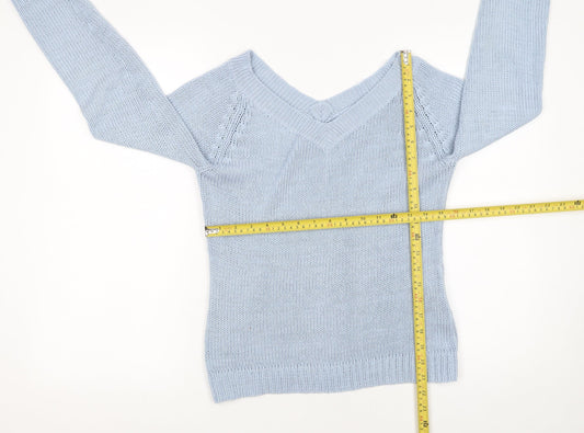 Womens UK Size XL ENERGY Blue Pullover Jumper