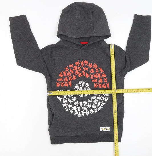 Boys UK Size 5-6 Years Character.com Grey Pullover Hoodie