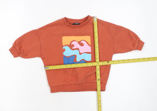 Next Unisex Baby Brown Graphic Print Pullover T-Shirt 9-12 Months