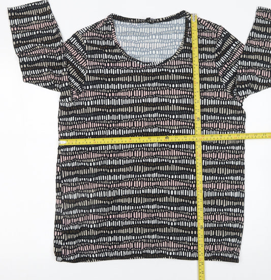 Womens UK Size XL Sunday Multicoloured Jersey T-Shirt