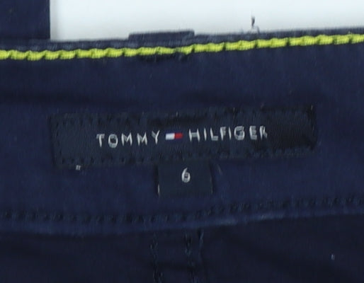 Womens UK Size 6 Tommy Hilfiger Slim Fit Ankle Blue Jeans