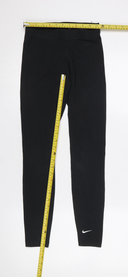 Womens UK Size XS Nike Slim Fit Leggings Black Leggings