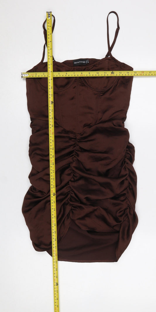 Womens UK Size 10 PRETTYLITTLETHING Bodycon Dress