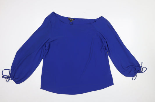 Womens UK Size 18 Lipsy Blue Tunic Blouse