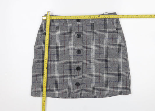 Womens UK Size 12 Marks and Spencer A-Line Tweed Skirt