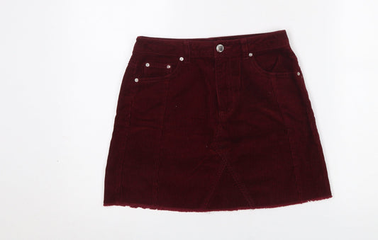 Womens UK Size 8 Miss Selfridge Mini Corduroy Skirt