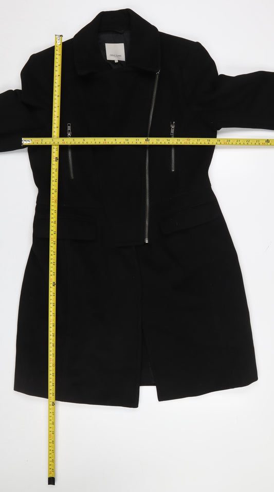 Womens UK Size L Great Plains Black Overcoat