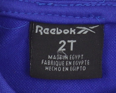 Boys UK Size 2 Years Reebok Blue Track Jacket