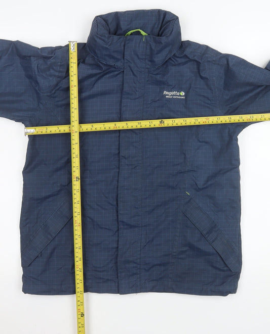 Boys UK Size 11-12 Years Regatta Blue Rain Coat