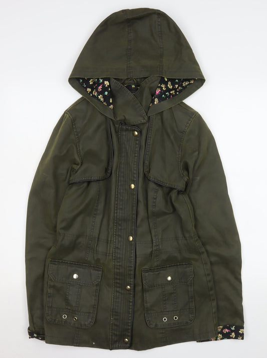 Womens UK Size 10 George Green Parka Coat