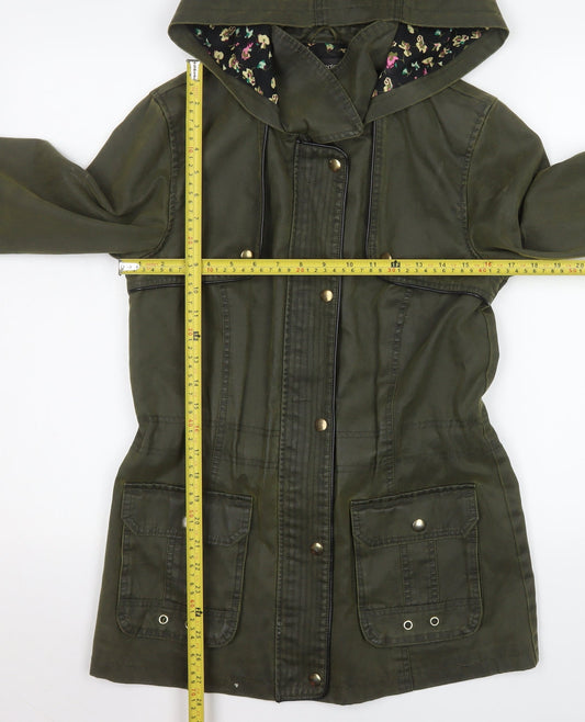 Womens UK Size 10 George Green Parka Coat