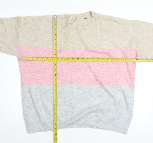 Womens UK Size 16 Bonmarché Multicoloured Pullover Jumper