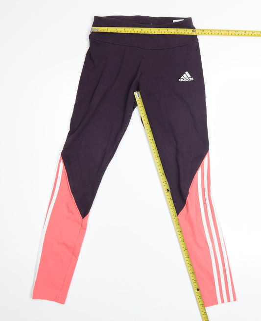 Womens UK Size XS adidas Slim Fit Leggings Multicoloured Leggings