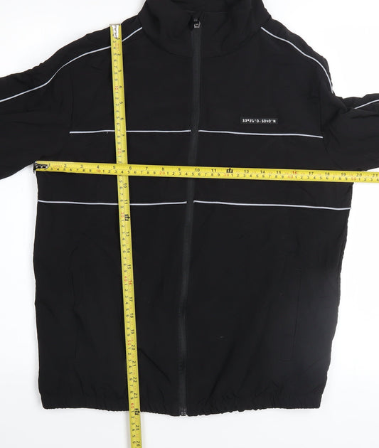 Boys UK Size 12-13 Years Primark Black Track Jacket