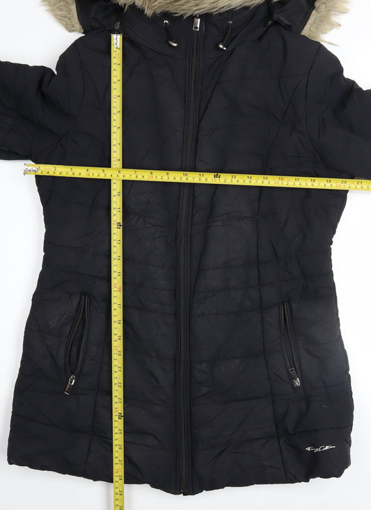 Womens UK Size XL Foreign Culture by Fort Collins Black Puffer Jacket
