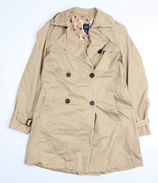 Womens UK Size S Gap Beige Trench Coat