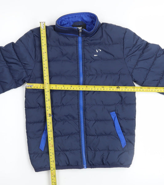 Boys UK Size 6-7 Years Nike Blue Puffer Jacket