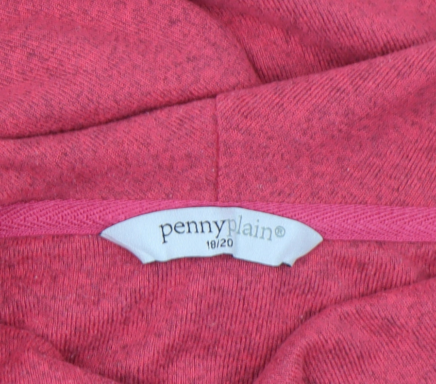 Womens UK Size 18/20 Penny Plain Pink Pullover Jumper