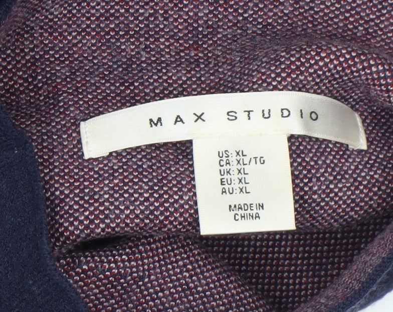 Womens UK Size XL Max Studio Blue Pullover Jumper