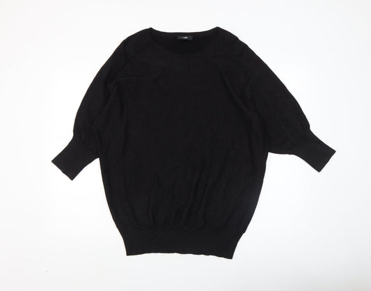 Womens UK Size 14 Wallis Black Pullover Jumper