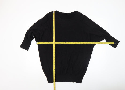 Womens UK Size 14 Wallis Black Pullover Jumper