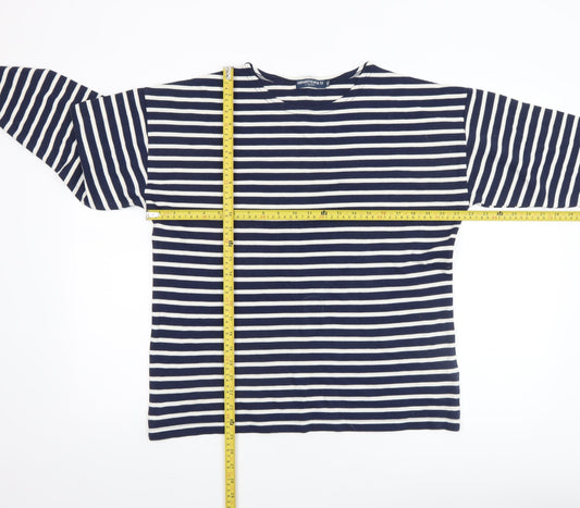 Womens UK Size 2XL Compagnie de l’Atlantique Blue Basic T-Shirt