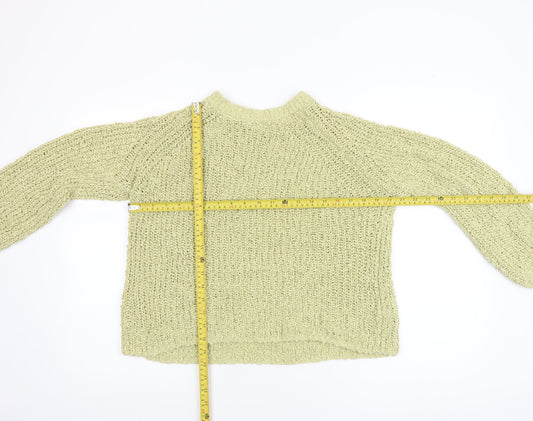 Womens UK Size L Gallery Green Pullover Jumper