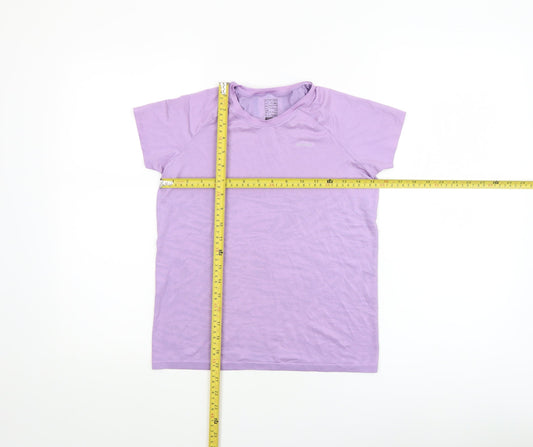 Decathlon Girls Purple Short Sleeve Sports T-Shirt 10-11 Years