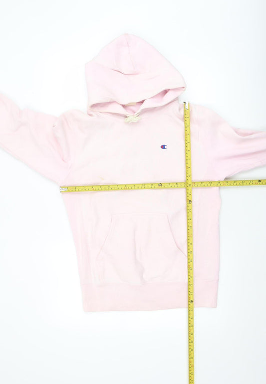 Womens UK Size S Champion Pink Pullover Hoodie
