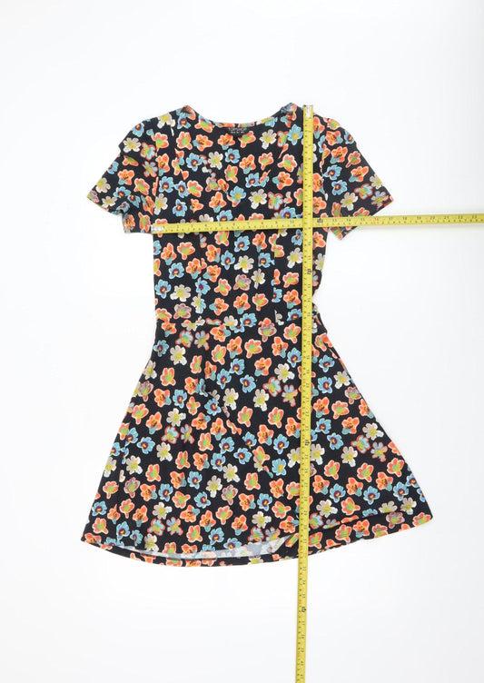 Womens UK Size 6 Topshop Fit & Flare Dress