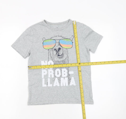 Boys UK Size M Gap Grey Basic T-Shirt