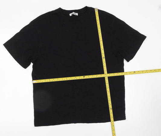 Mens UK Size L Paul Galvin Black T-Shirt