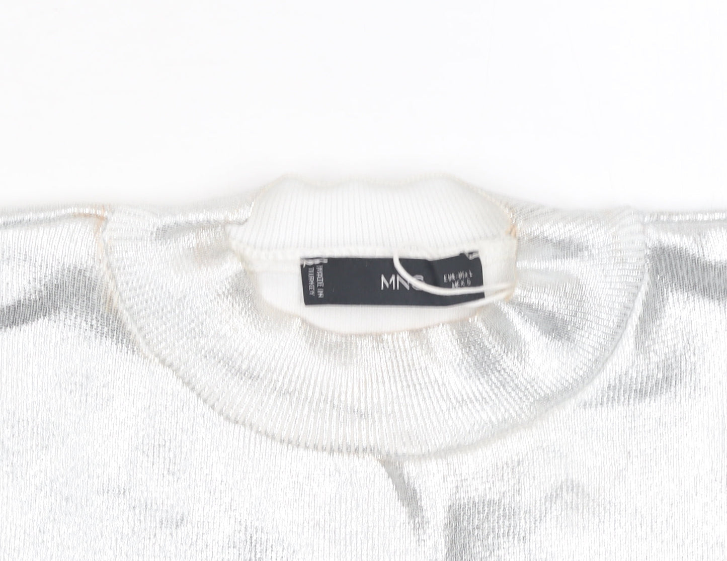 Womens UK Size L MNG Silver Camisole Tank
