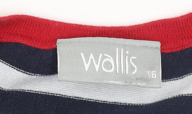 Womens UK Size 16 Wallis Multicoloured Pullover Jumper