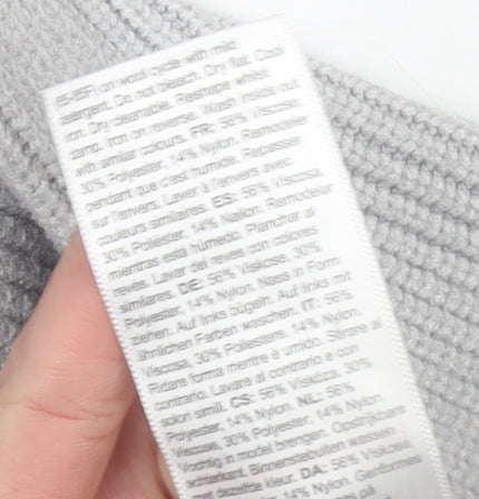 Womens UK Size S Seraphine Grey Cardigan Jumper