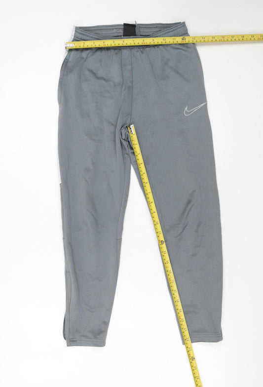 Boys UK Size M Nike Slim Fit Jogger Grey Trousers