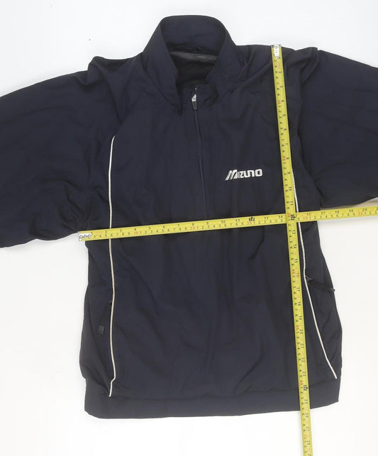 Mens UK Size M Mizuno Blue Running & JoggingGym & TrainingCross Training Jacket