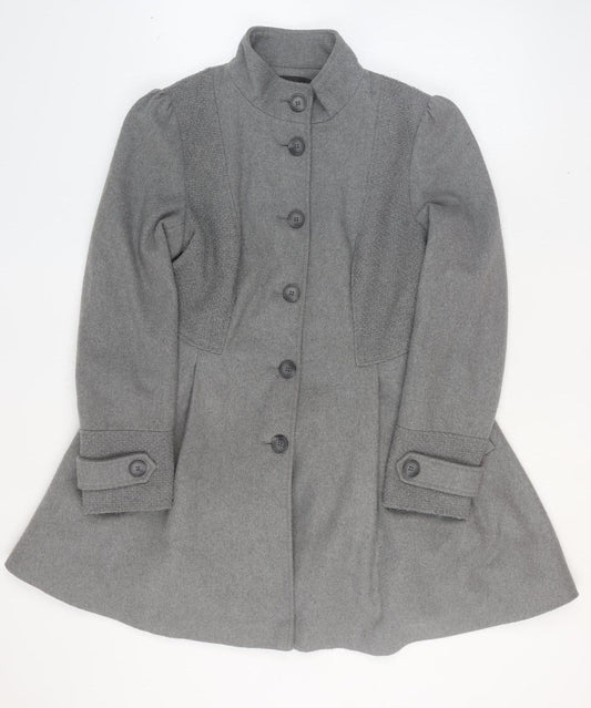 Womens UK Size 16 George Grey Military Jacket