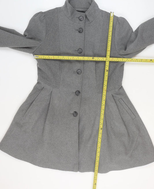 Womens UK Size 16 George Grey Military Jacket