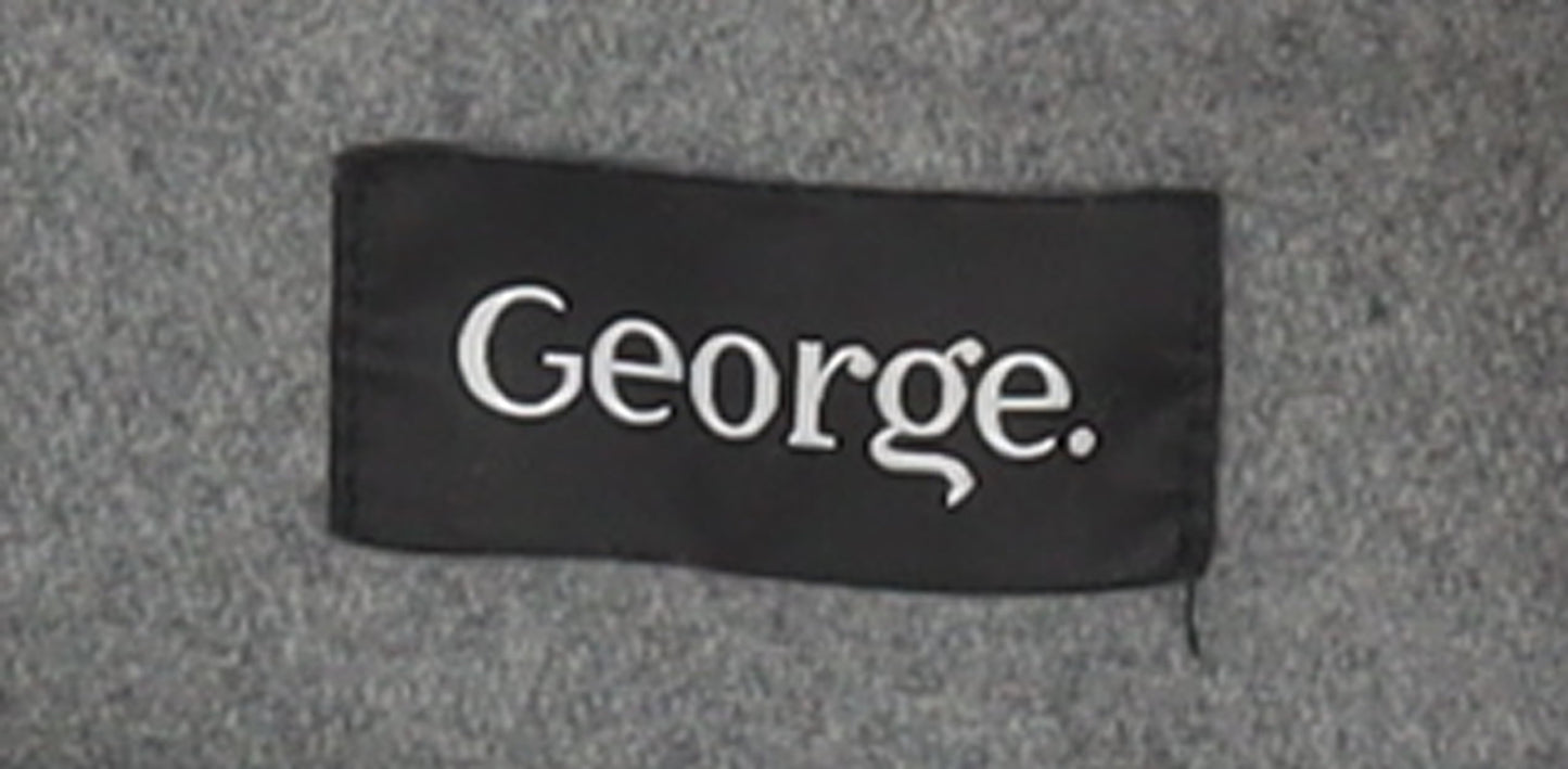 Womens UK Size 16 George Grey Military Jacket