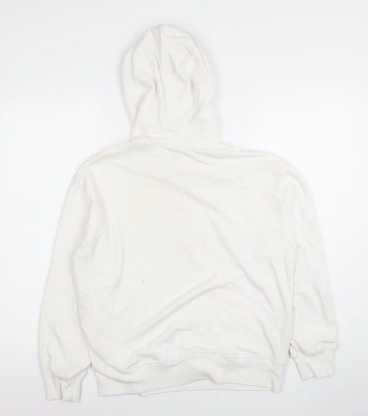 Womens UK Size S Levi’s White Pullover Hoodie