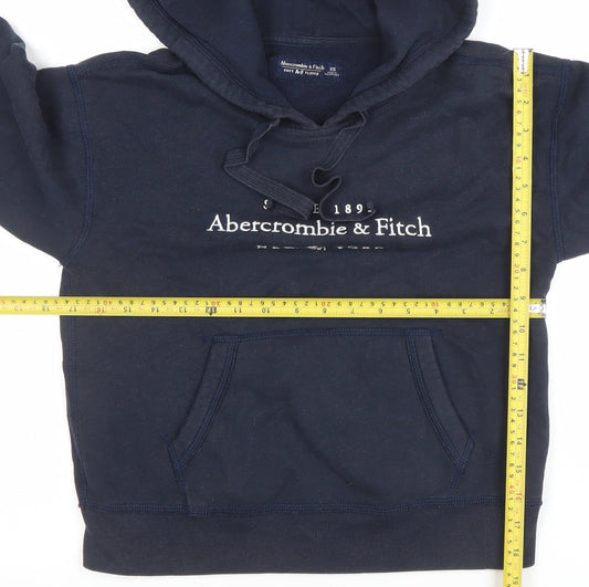 Womens UK Size XS Abercrombie & Fitch Blue Pullover Hoodie