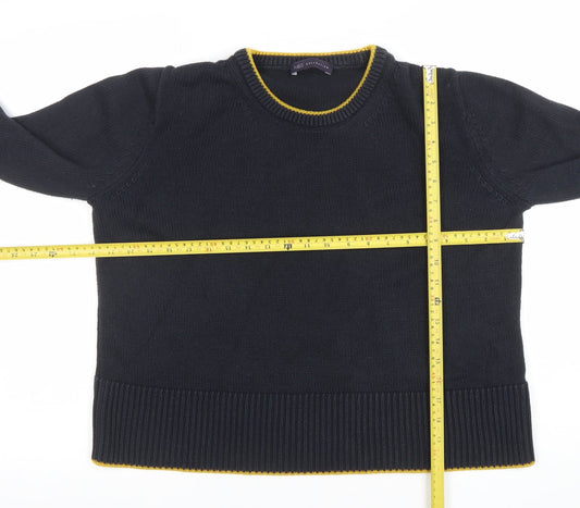 Womens UK Size L Marks and Spencer Black Pullover Jumper