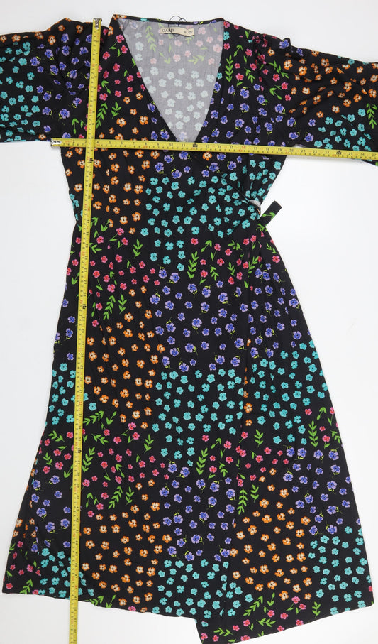 Womens UK Size 14 Oasis Wrap Dress