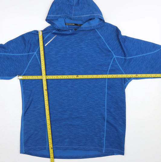Womens UK Size M Skechers Blue Pullover Hoodie