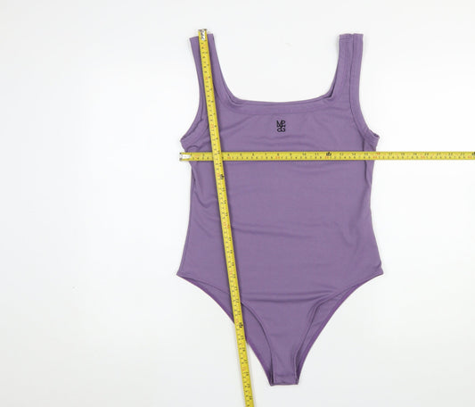 Womens UK Size L Missguided One-Piece Purple Bodysuit