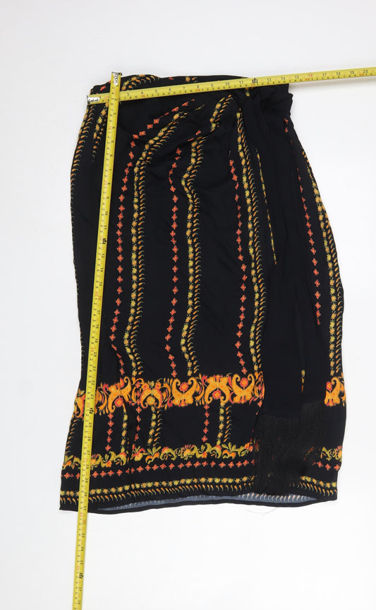 Womens UK Size 10 Whistles Wrap Chiffon Skirt