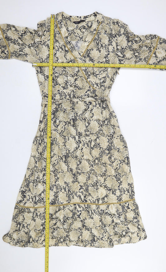 Womens UK Size 8 Marks and Spencer Wrap Dress